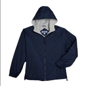 NYLON STADIUM HOODED JACKET